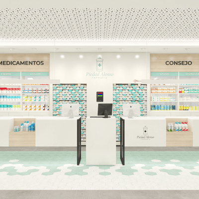 mostradores en farmacia piedad alonso